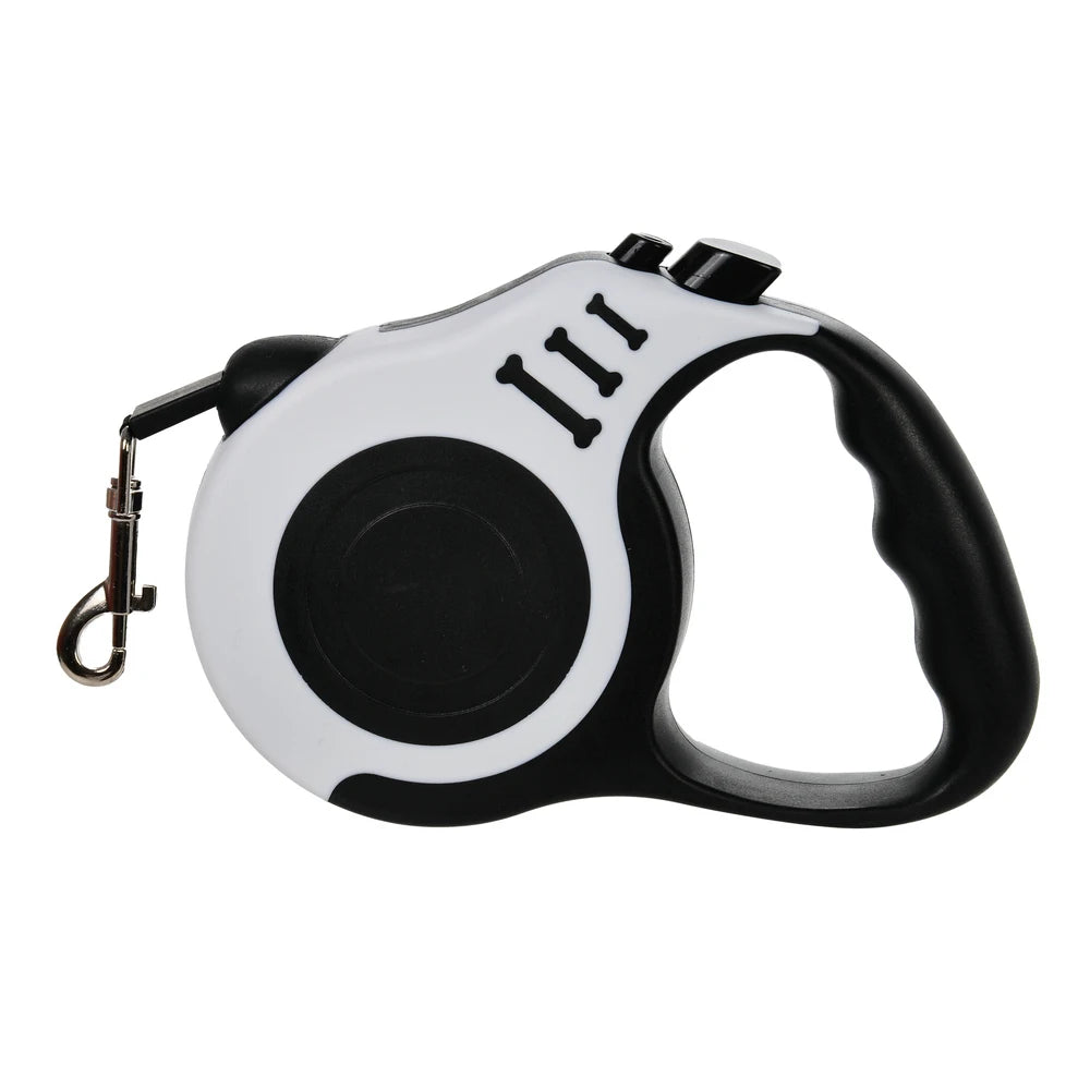 Retractable Dog Leash – 3m/5m Nylon Lead for Small & Medium Pets