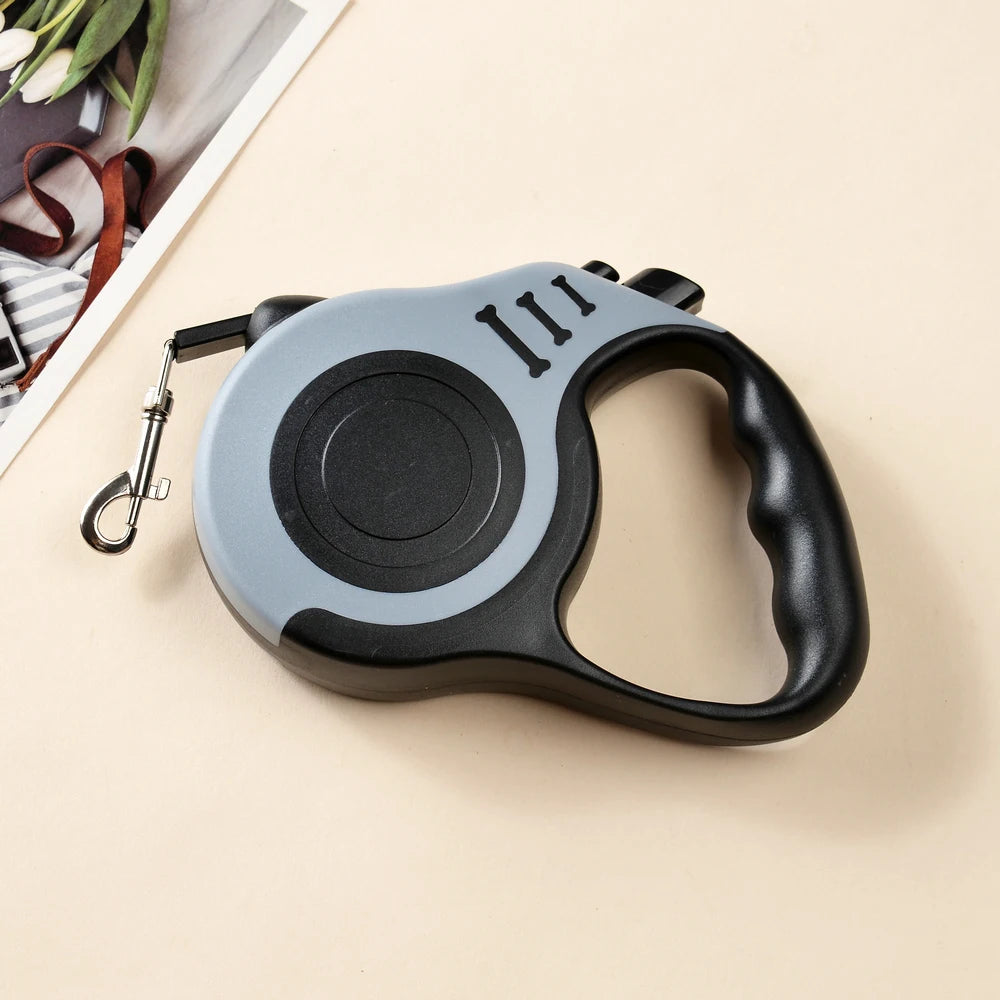Retractable Dog Leash – 3m/5m Nylon Lead for Small & Medium Pets