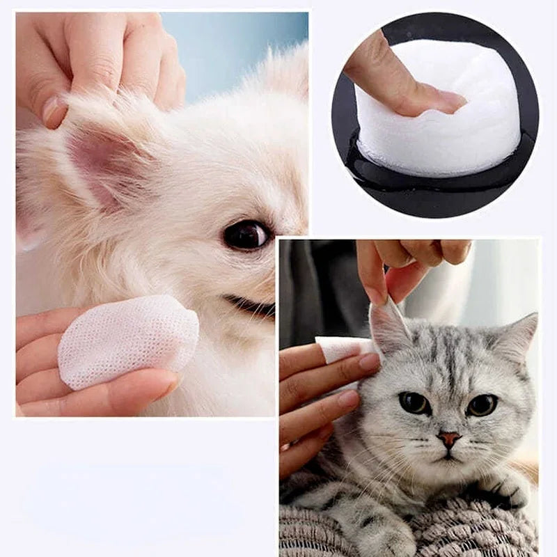 Pet Eye Cleaning Wipes – Tear Stain Remover for Dogs & Cats