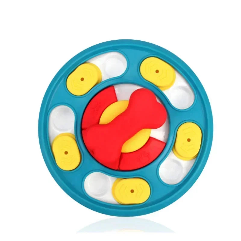 Interactive Dog & Cat Puzzle Feeder – Slow Eating Bowl