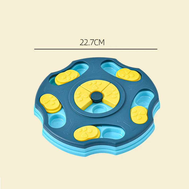 Interactive Dog & Cat Puzzle Feeder – Slow Eating Bowl