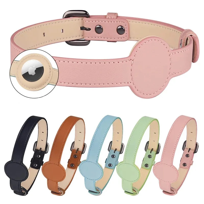 Airtag Silicone Pet Collar – Waterproof Anti-Lost Tracker Holder