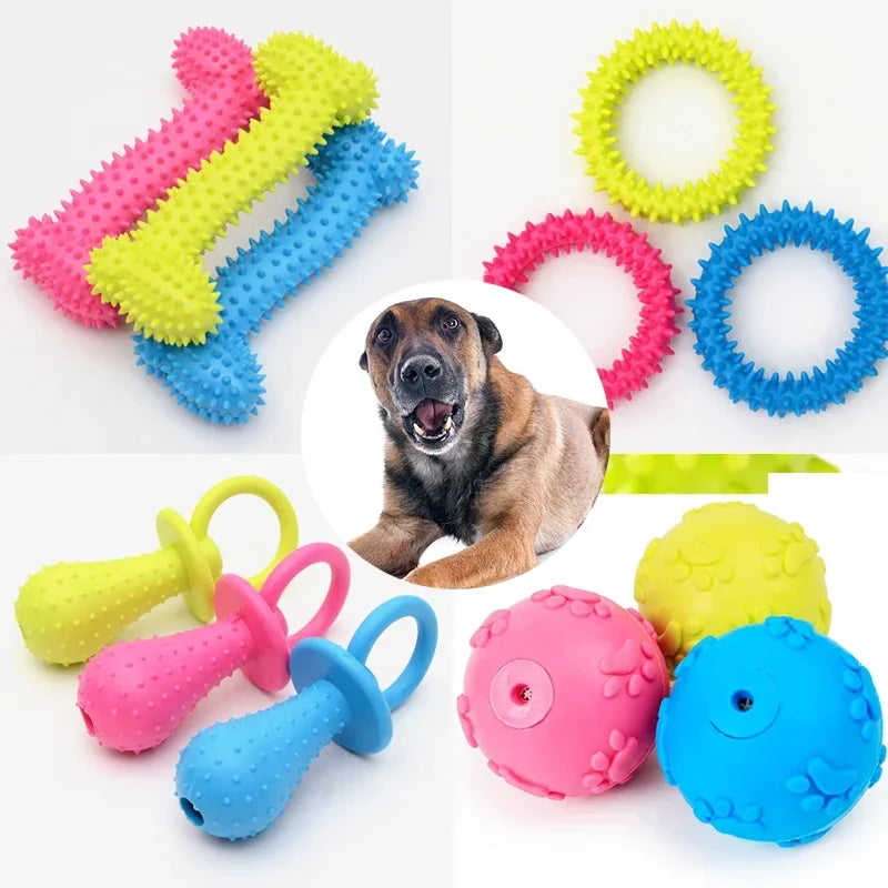 Indestructible Dog Chew Toy – Teeth Cleaning & Training for Small Dogs