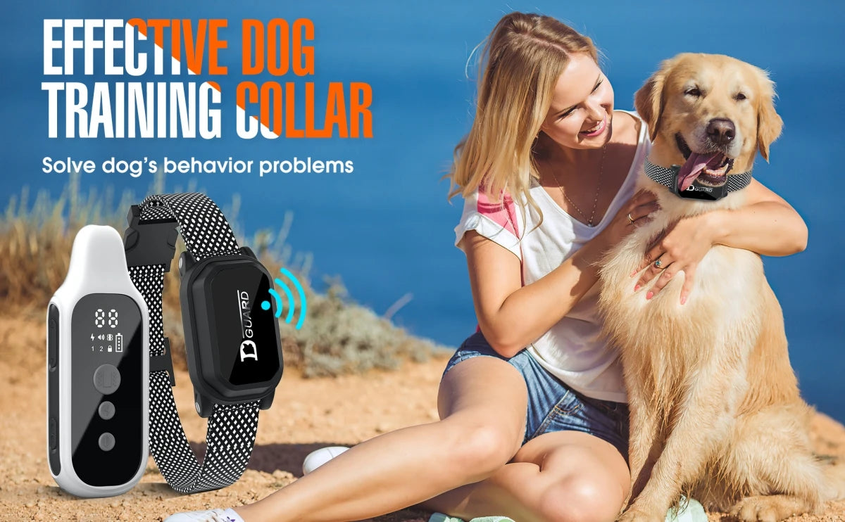 800m Digital Dog Training Collar – Waterproof Remote with LCD