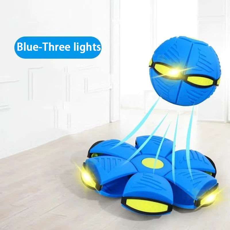 Flying Saucer Bouncing Ball – Durable Elastic Dog & Kids Toy