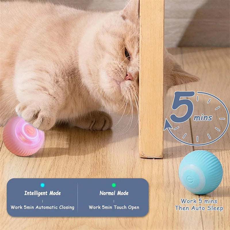 Smart Electronic Dog & Cat Toy Ball – Automatic Moving & Bouncing