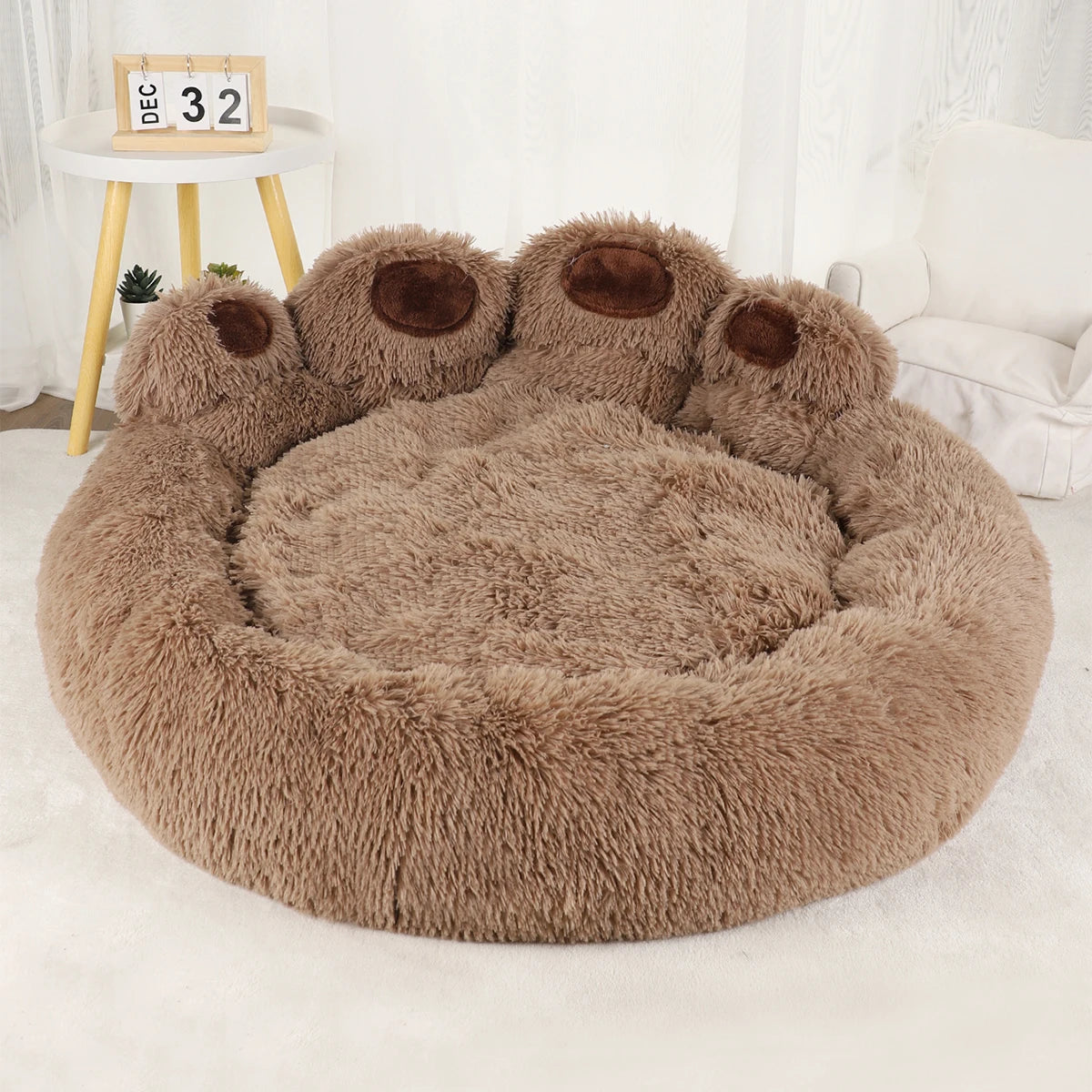 Fluffy Dog & Cat Bed – Large Pet Sofa & Kennel Mat