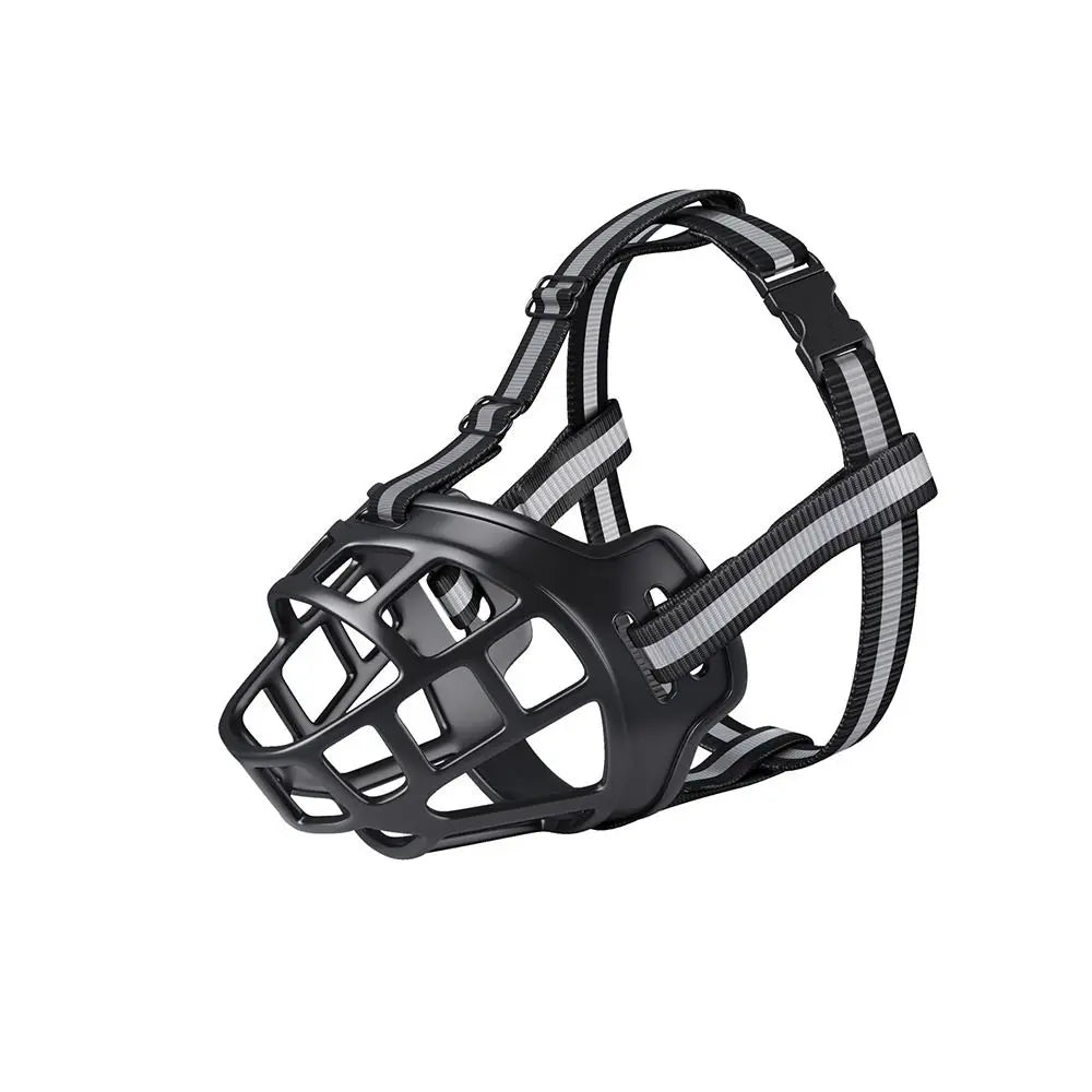 Adjustable Dog Muzzle – Anti-Biting with Reflective Strip