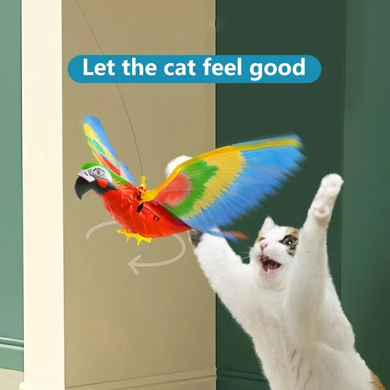 Simulation Flying Bird Cat Toy – Interactive Hanging Teaser