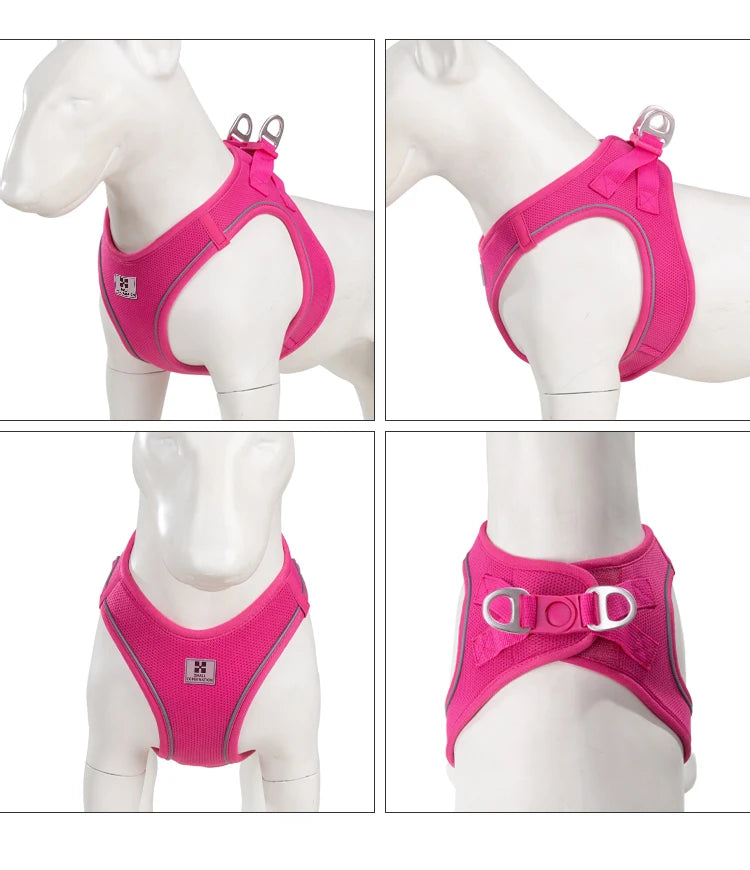 Reflective Dog Harness & Leash Set
