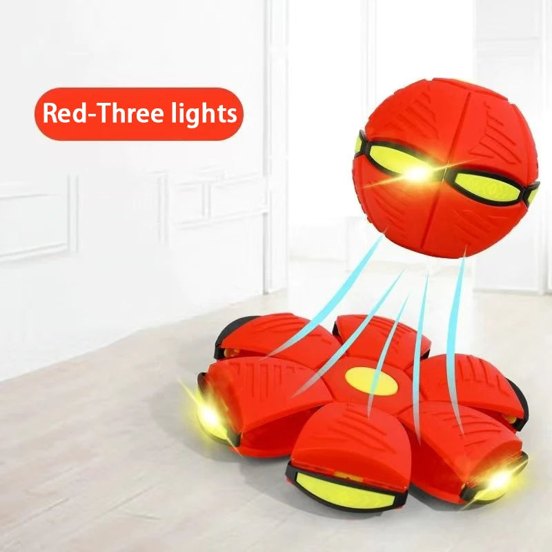 Flying Saucer Bouncing Ball – Durable Elastic Dog & Kids Toy