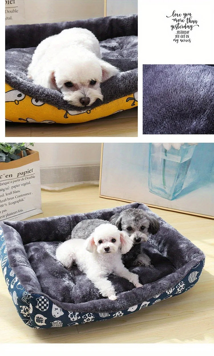 Pet Dog & Cat Bed – Sofa Mat for Small, Medium & Large Pets
