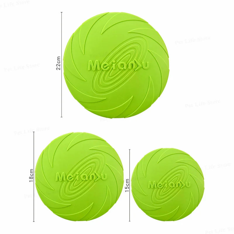 OUZEY Bite-Resistant Flying Disc – Interactive Dog Toy