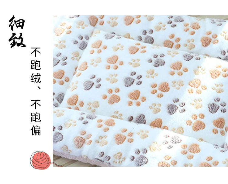 Double-Sided Plush Pet Mat – Warm Sleeping Bed for Cats & Small Dogs