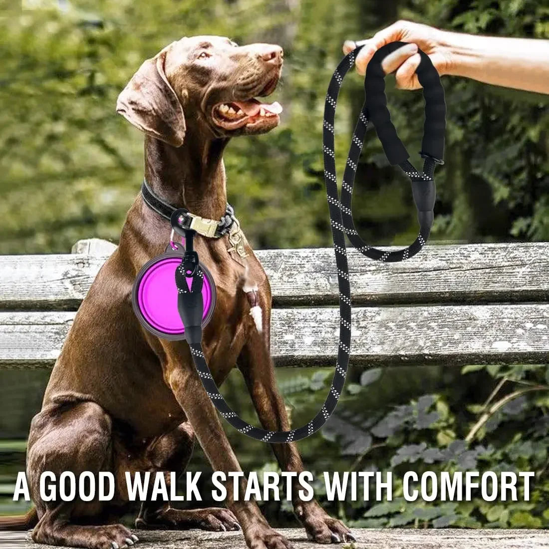 Strong Reflective Dog Leash – Heavy-Duty for All Sizes